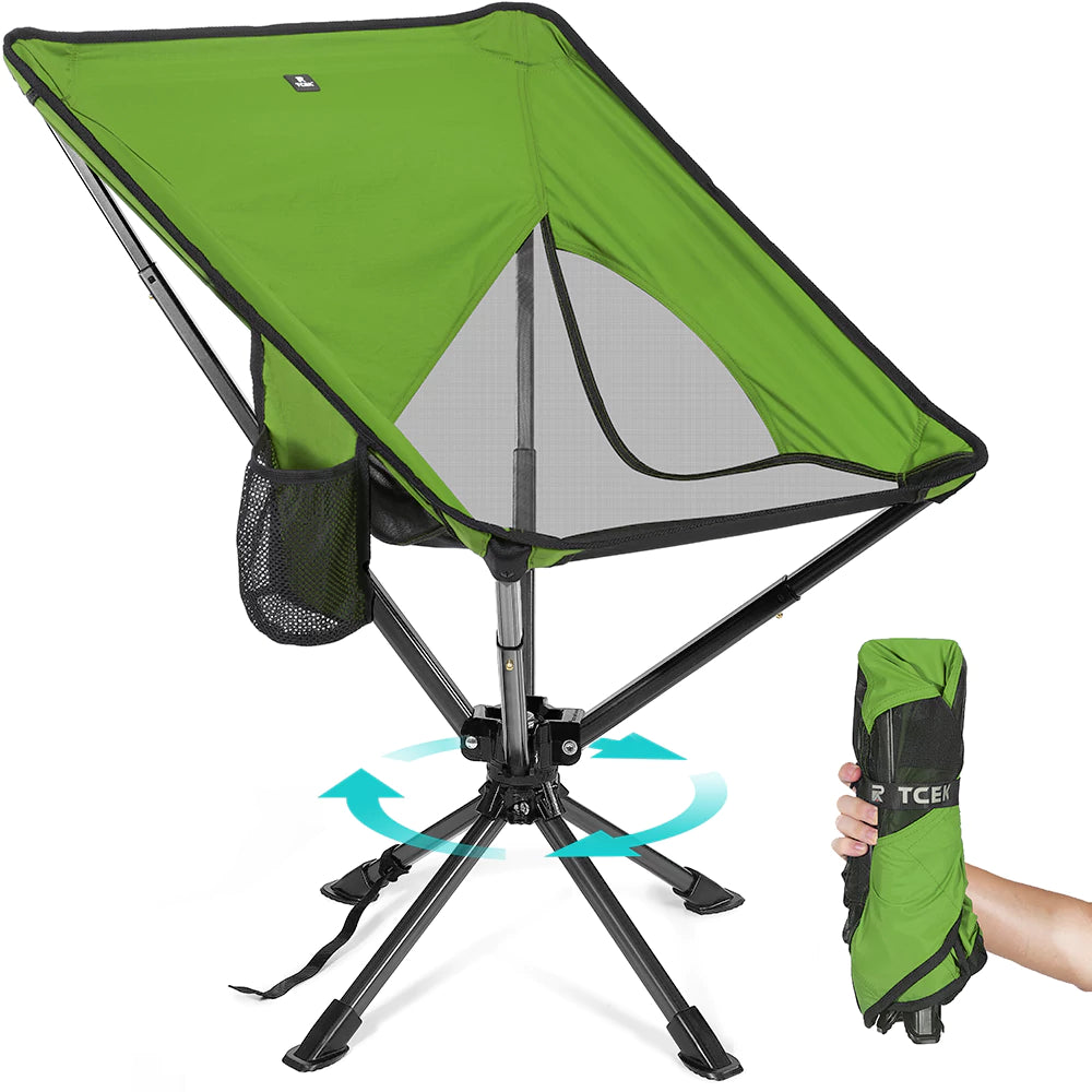 360° Swivel Camping Chair – Portable Lightweight